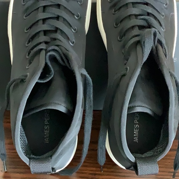 James Perse Mid Top Lace Up Sneakers Size 9 - Picture 7 of 12